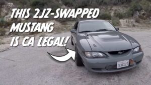 Ford Mustang with 2JZ swap