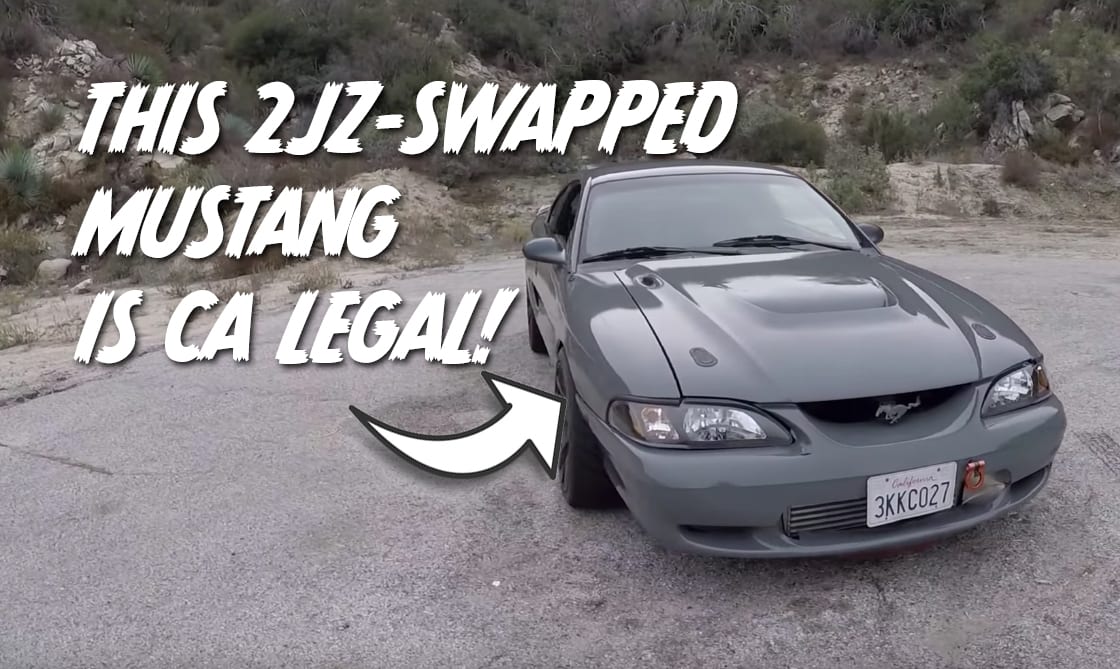 Ford Mustang with 2JZ swap