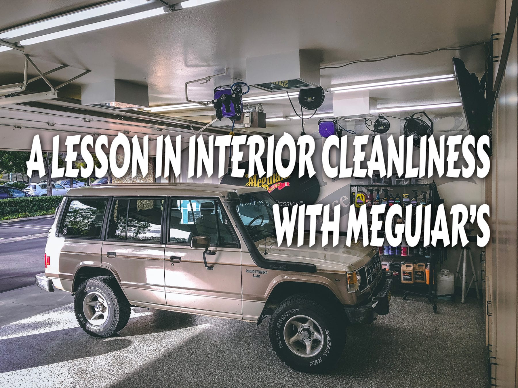 Mitsubishi Montero at Meguiar's