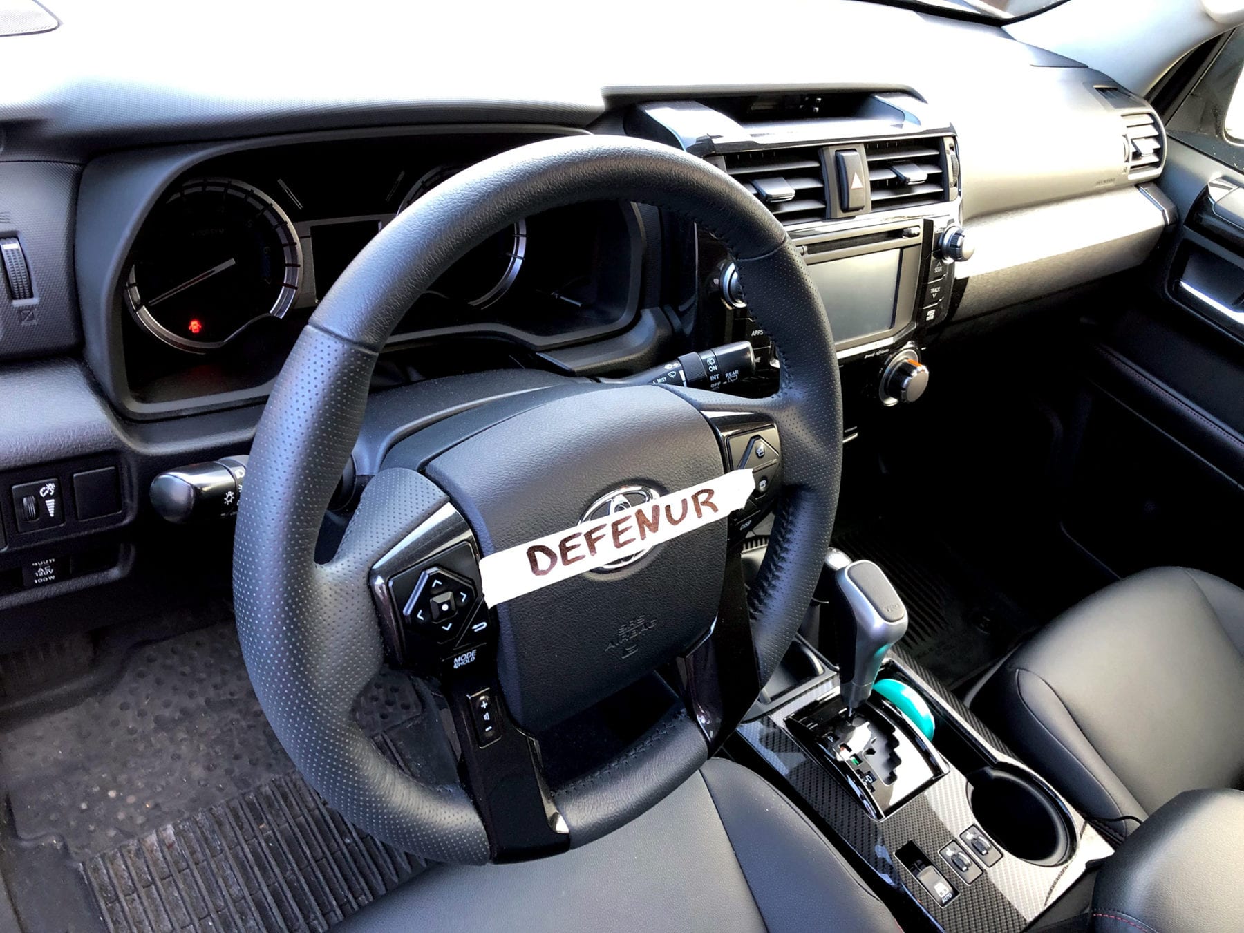 fake land rover defender interior
