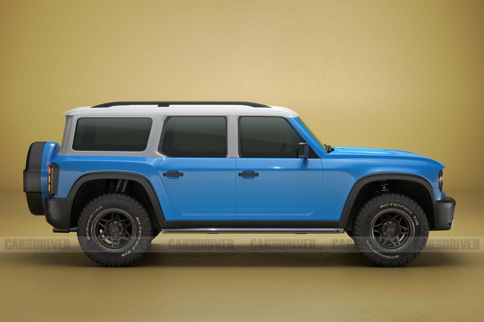 2021 Ford Bronco rendering