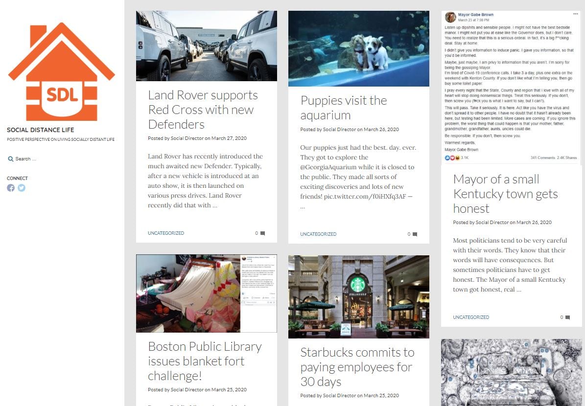 social distance life website