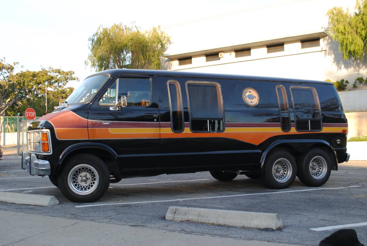 1980 Dodge six wheel van
