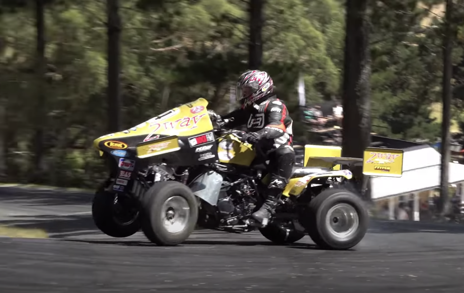 SuperQuad takes on hill climb