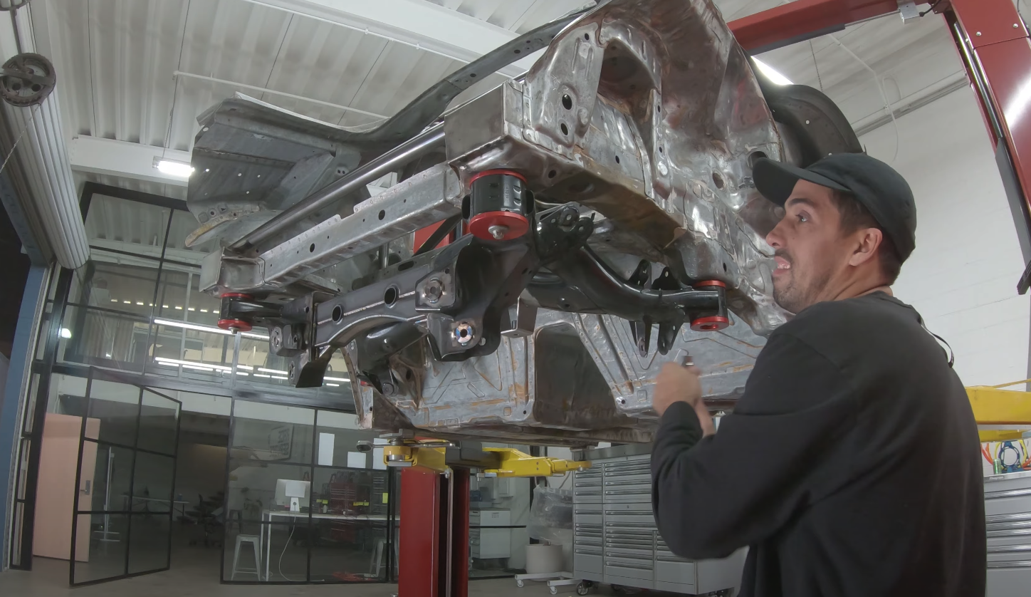 formula supra build gets a custom rear subframe