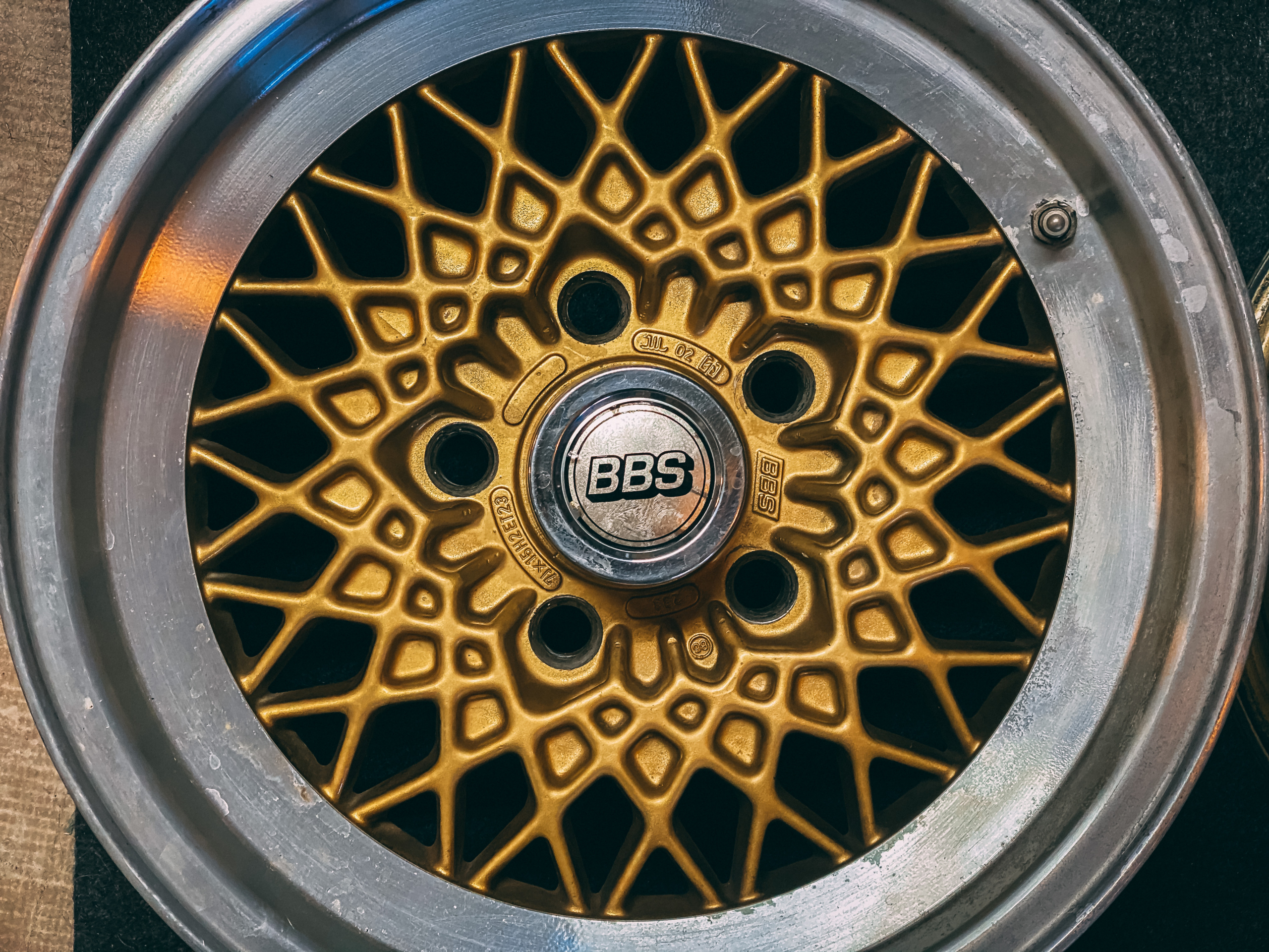 BBS gold basket weave