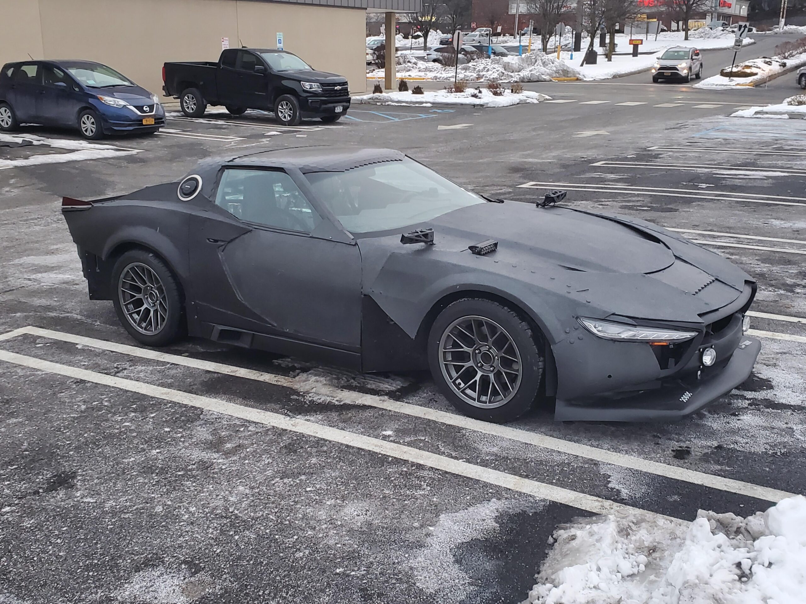 re-bodied corvette