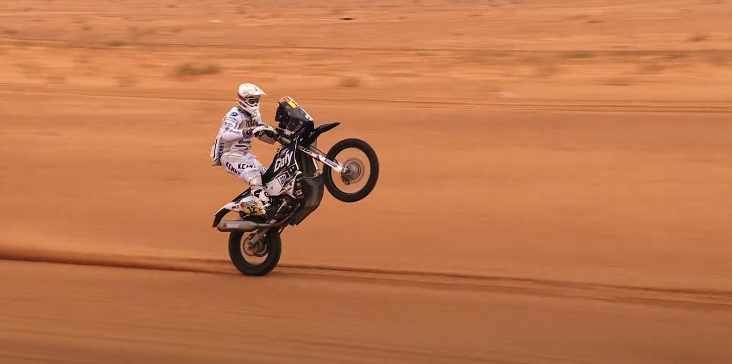 dakar wheelie