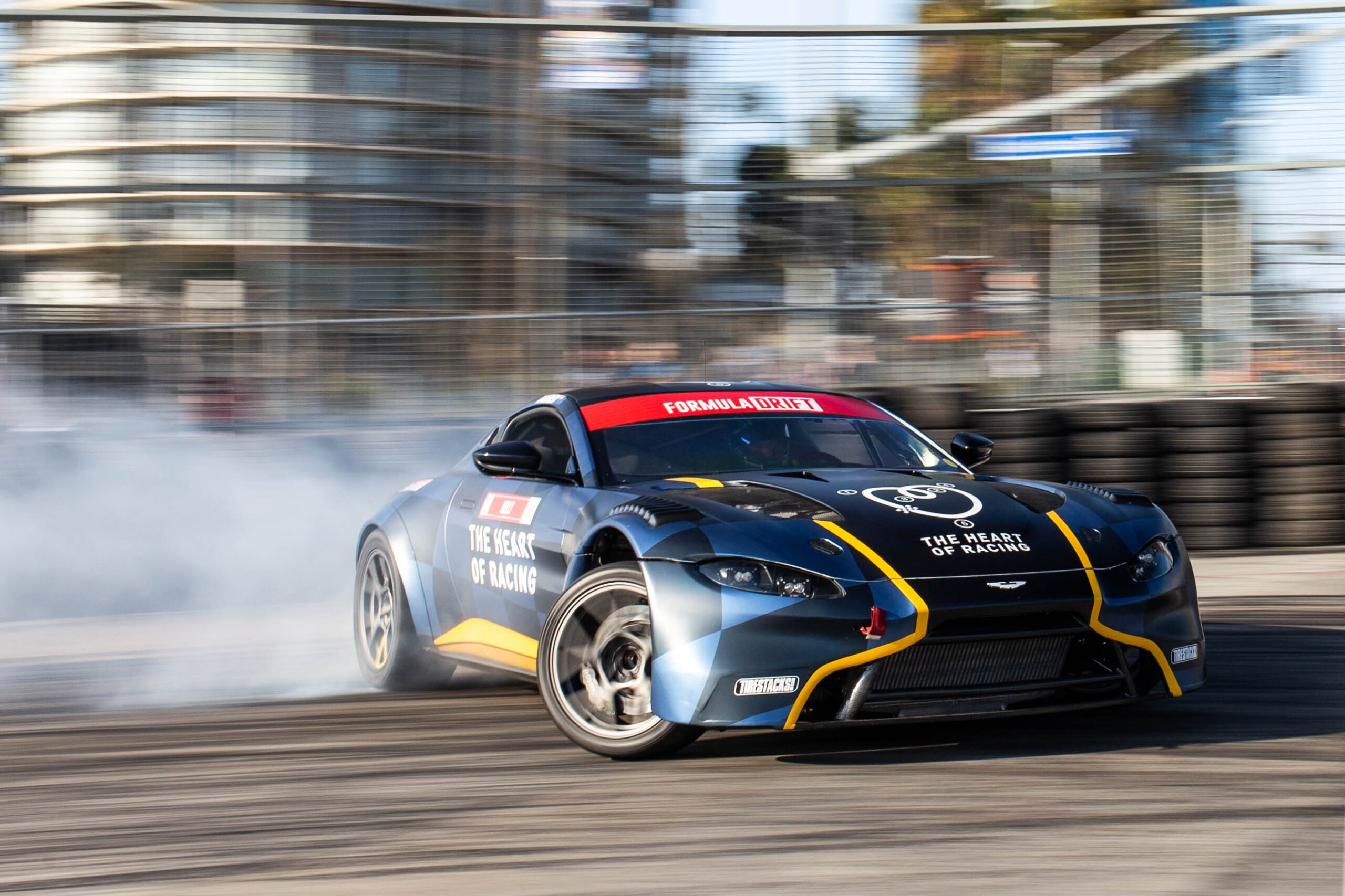 aston martin vantage drift car