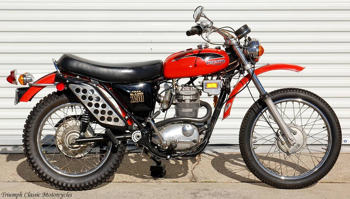 1971 triumph 250 trailblazer