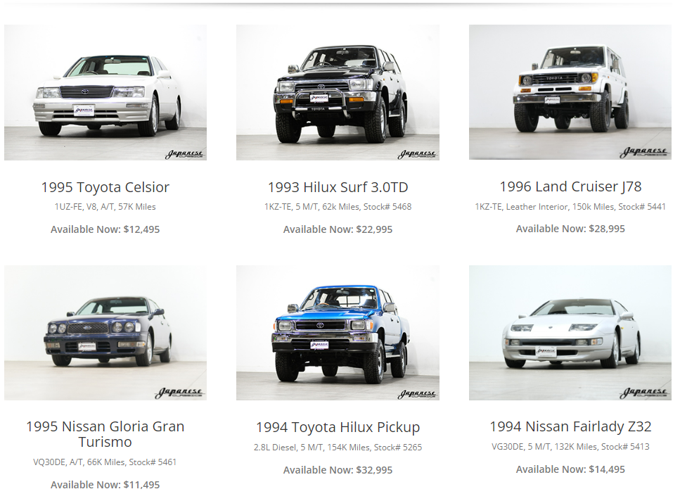 jdm imports buy
