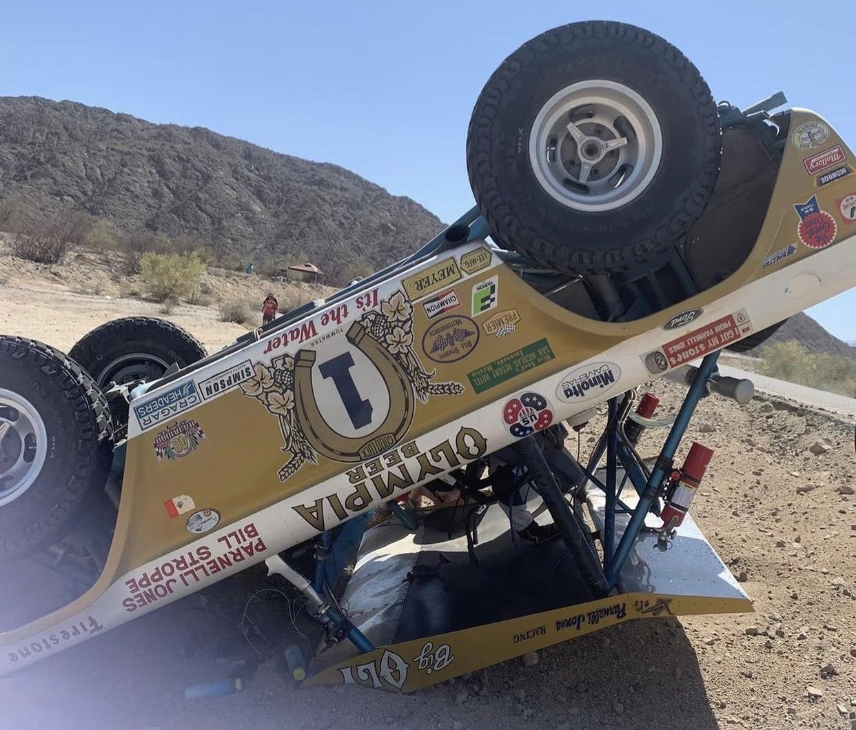 ford bronco big oly crashed