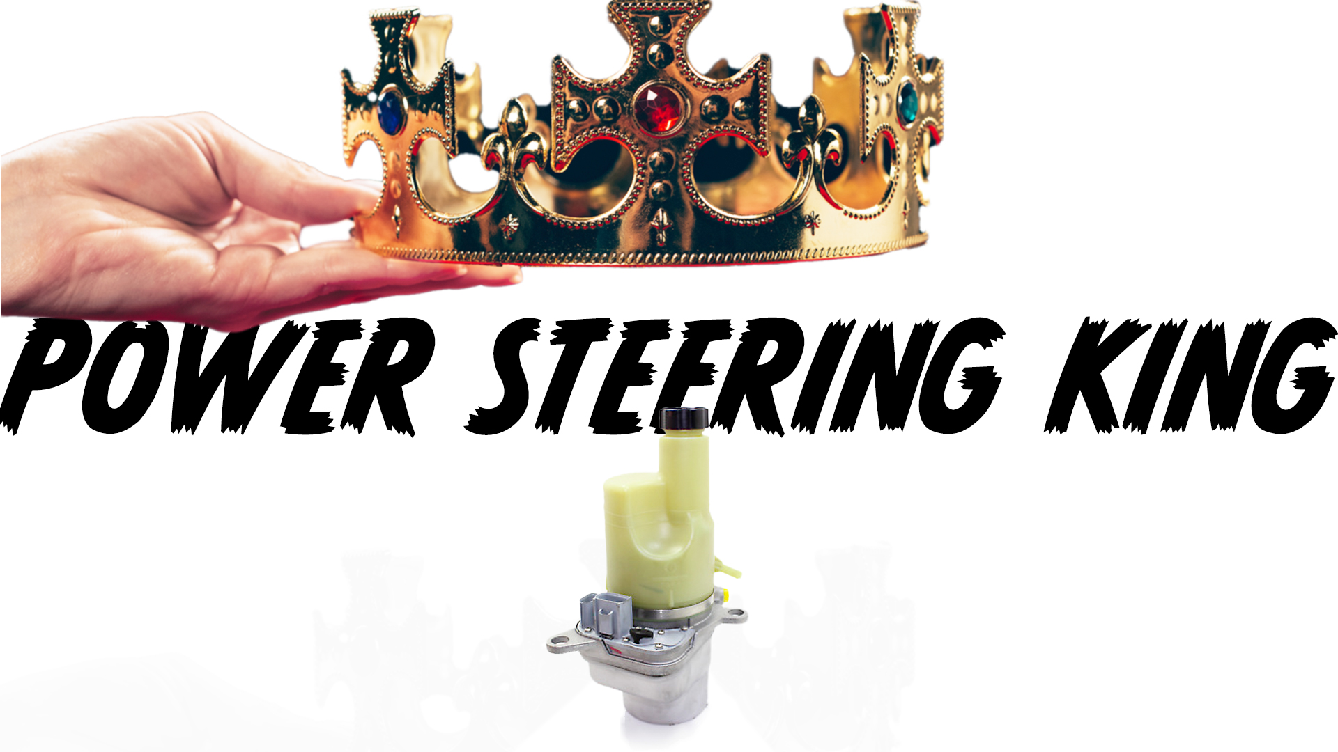 volvo power steering pump being crowned