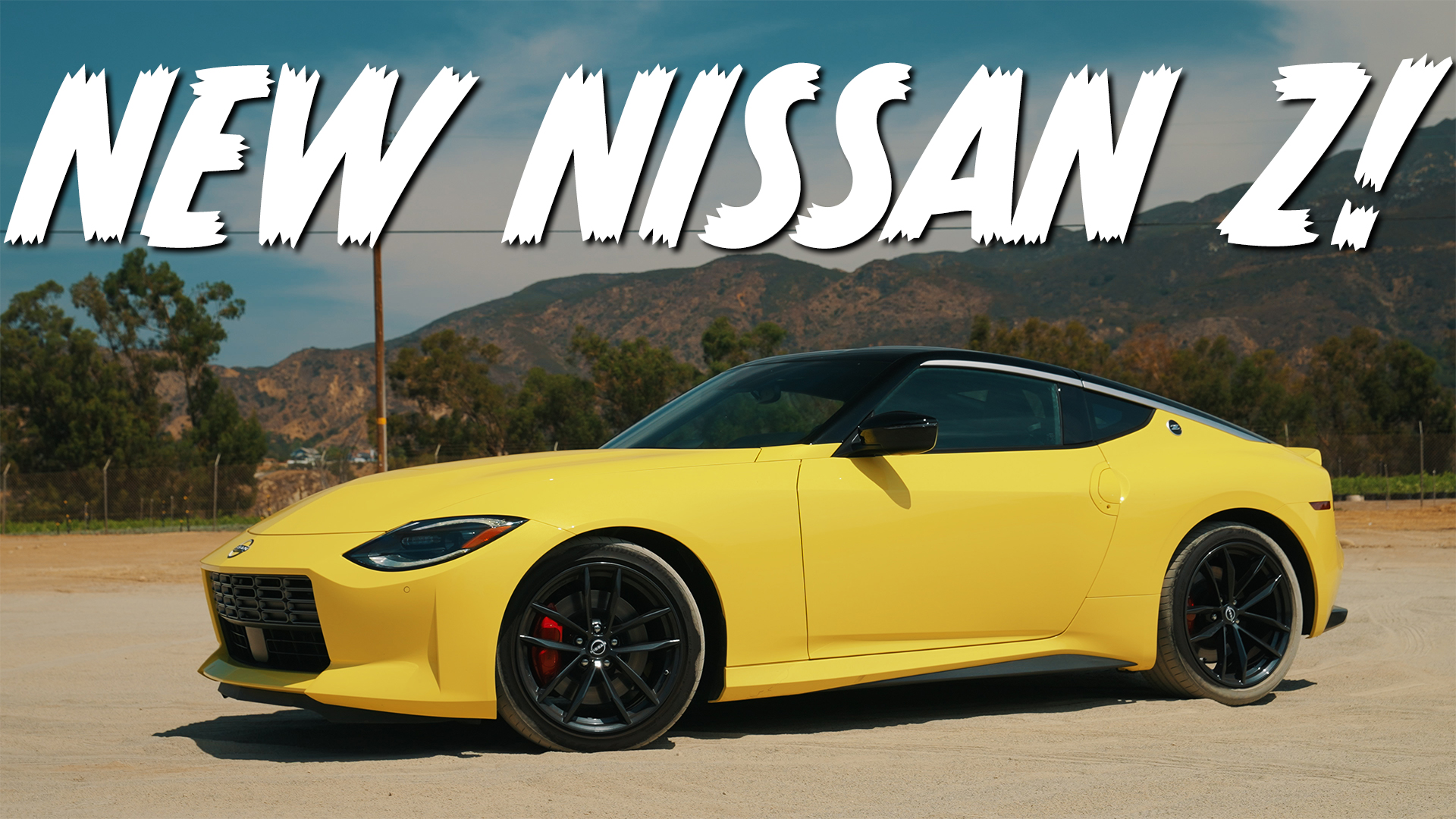 yellow nissan z