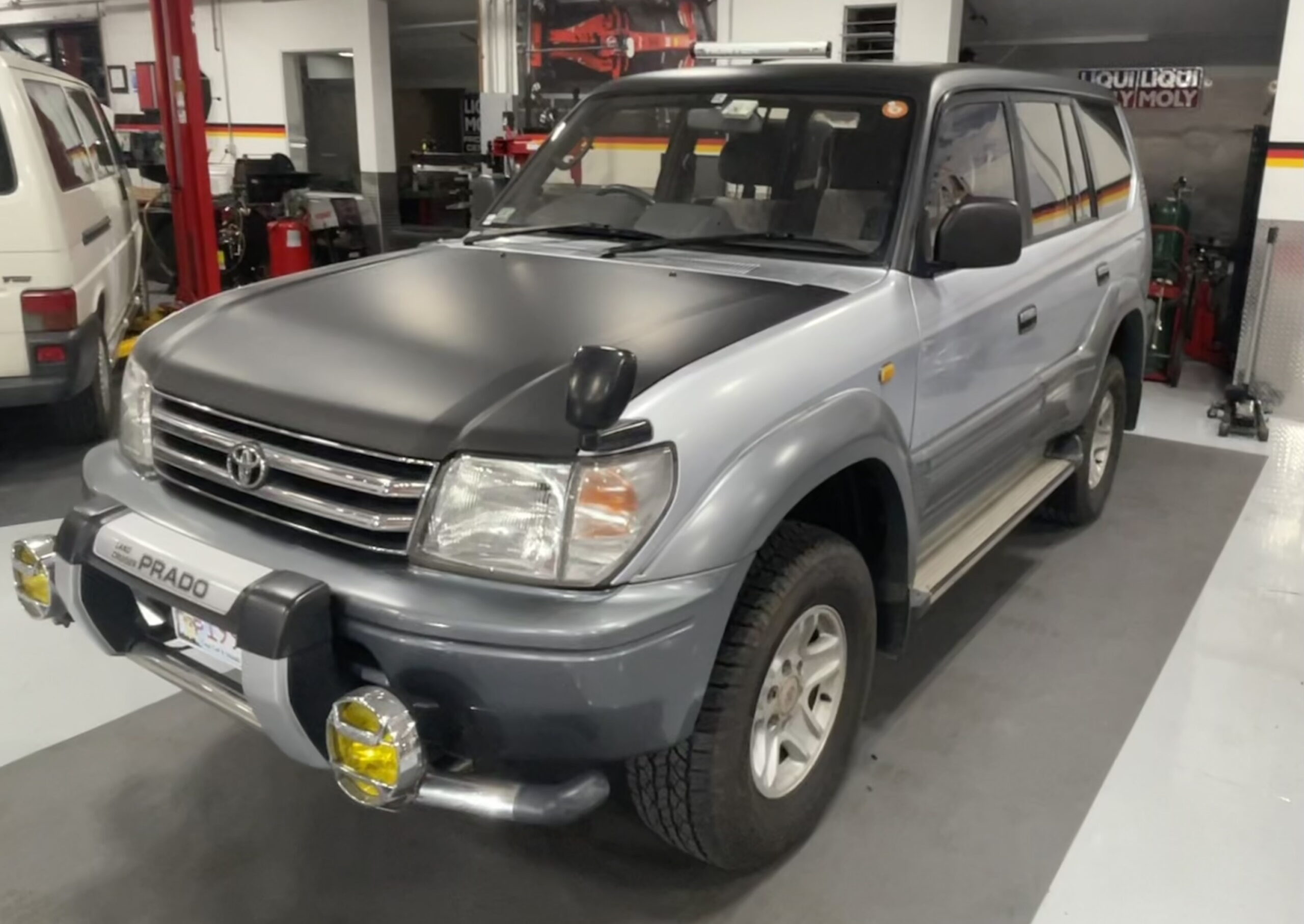 prado 95 wrap wrapped vinyl front hood