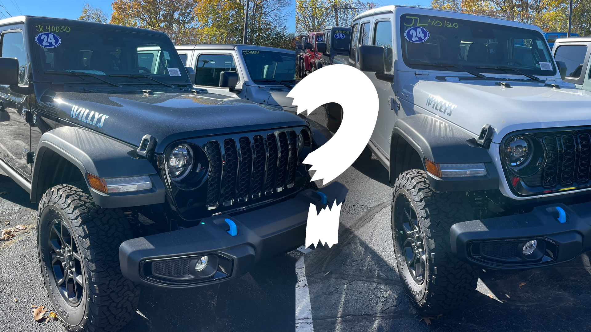 2024 wrangler with 2023 grille