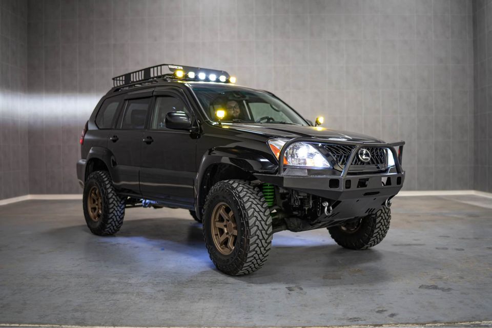 2004 lexus gx 470 hooniverse lifted ironman morimoto motegi